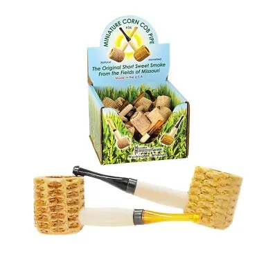 2pcs. Missouri Meerschaum Miniature Corn Cob Pipes Small Corn Cob Smoking Pipe • $9.99