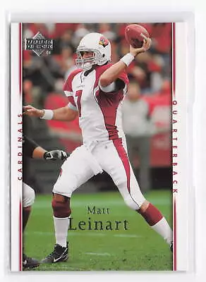 Matt Leinart #3 2007 Upper Deck Arizona Cardinals • $1.75