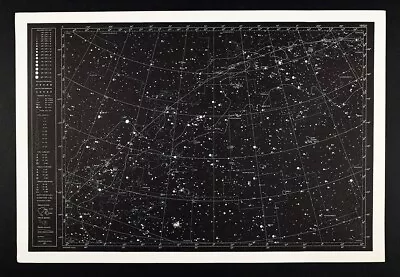1958 Becvar Star Map II North Sky Andromeda Perseus Astronomy Chart Telescope • $27.99