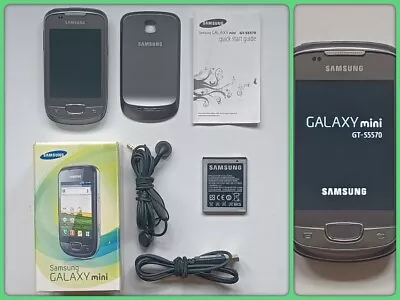 Samsung Galaxy Mini (S5570) Smartphone (EE). In Original Box With Accessories. • £17.95