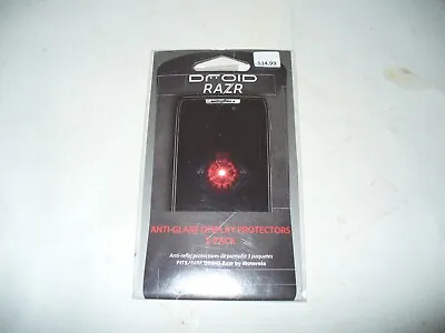 Droid Razr 3 Pack Anti-glare Display Protectors  Motorola Verizon Smart Phone • $3.25