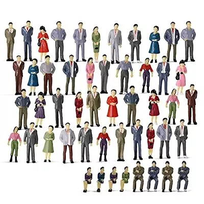 P50 Model Trains Architectural 150 O Scale Painted Figures O Gauge Sitting An... • $14.47