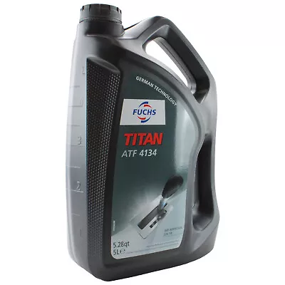 Fuchs TITAN ATF 4134 Automatic Transmission Fluid Red 5 Liter For Dodge Mercedes • $71.51