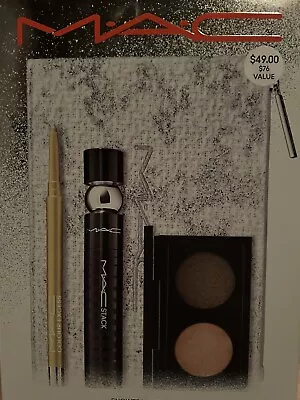 MAC Snow Trance Eye Kit - Gel Pencil Eyeliner MAC Stack Mascara & Eye Shadow • $45