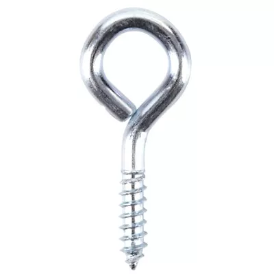 40mm HOOK SCREW 50x Heavy Duty Eyes Picture Photo Mirror Frame Hanging Wire Wall • £7.59