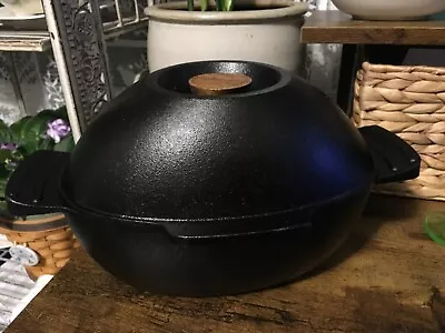 Outset Cast Iron Dutch Oven Pot For Mussels Or Other Uses • £43.43