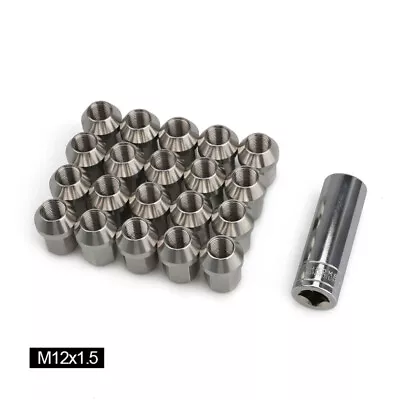 20PCS M12*1.5 35mm Stainless Steel Raceing Wheel Nuts Lug Nuts Hex Universal • $75.77