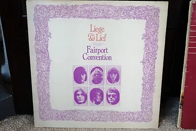 Fairport Convention Liege And Lief Island 1969 Pink Rim • £5