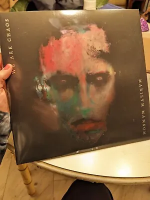 Marilyn Manson We Are Chaos LP Clear Red Black Blue Vinyl Loma Vista Exclusive • $49.99