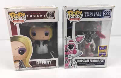 FUNKO POP! Tiffany #468 & Jumpscare Funtime Foxy Sister Location #223 • $33.95