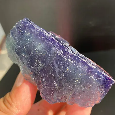 147g Natural Super Beautiful Blue Fluorite Crystal Ore Standard Sample • $9.50