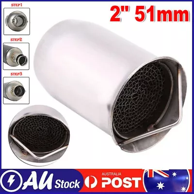 51mm 2  Motorcycle Exhaust Pipe Can DB Killer Silencer Muffler Baffle Universal • $18.49
