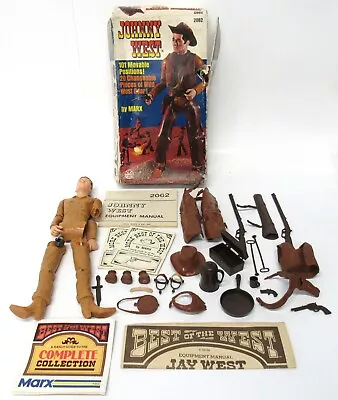 Vintage Marx Johnny West Figure Campfire Box *READ* Best Of The West No.2062 • $79.95