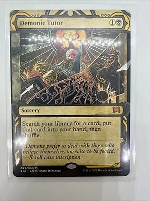 Magic The Gathering MTG - Demonic Tutor - Strixhaven Mystical Archives NM • $40