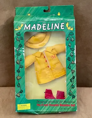 £122.15 • Buy Eden Madeline 8  Jumping Puddles Raincoat Boots Poseable Doll 1997 Clothes