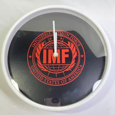 IMF Impossible Mission Force 10 Inch Analog Wall Clock Red And Black • $39.99