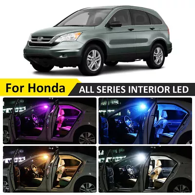 LED Interior Light For Honda Civic Accord HRV CRV CR-V Odyssey Pilot 4 Colors • $10.88