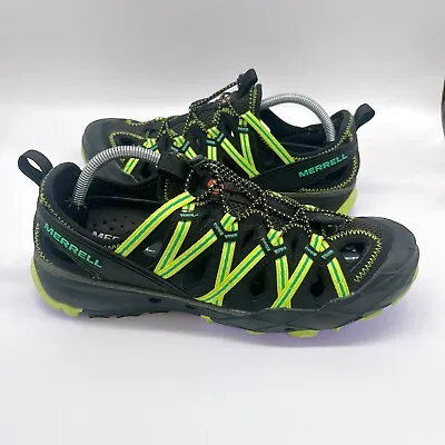 Merrell Choprock Dusty Olive Black Outdoors Trail Hiking Shoes Mens UK 10 • £49.99