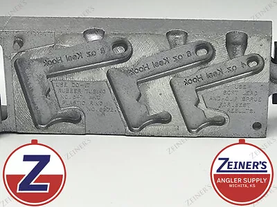 $87 • Buy 3483 New Do-It Keel-Hook Decoy Anchor Weight Mold - J Style - 3 Sizes 4, 6, 8 Oz