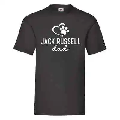 £9.99 • Buy Jack Russell Dad T-Shirt Small-3XL