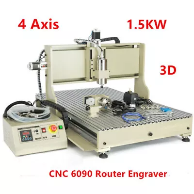 4 Axis USB CNC 6090 ROUTER WOODWORKING MILLING ENGRAVING DIY CNC CUTTING MACHINE • $1813.50