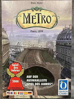 Metro Paris 1898 Queen Games  - Sealed Box • $19.99