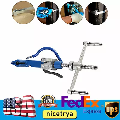 Manual Stainless Steel Band Strapping Plier Strapper Packer Binding Cutting Tool • $23.75