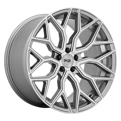 20x9 Niche M265 MAZZANTI Anthracite Brushed Tint Clear Wheel 5x4.5 (35mm) • $412