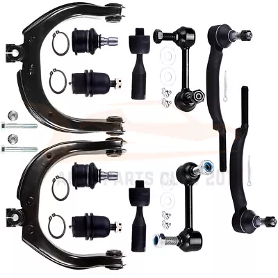 12pc Front Upper Control Arm Kit + Tie Rod For Chevy Trailblazer GMC Envoy Isuzu • $91.19