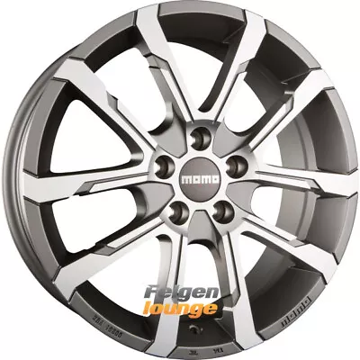 4x MOMO QUANTUM EVO Matte Anthracite Diamond Cut 8x17 ET35 5x112 • $921.01