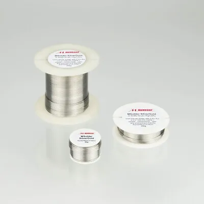 MUNDORF SOLDER TIN MSOLDER SILVER / GOLD 100 G Soldering Wire • $62.95