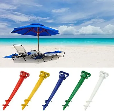 $13.85 • Buy Beach Umbrella Sand Anchor Garden Sun Patio Umbrella Holder Anchor Spike