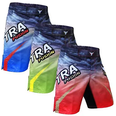 MMA Shorts Fighting Grappling Boxing Training Clothing Gym Wear Trunks Shorts • £19.99