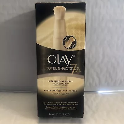 Olay Total Effects 7 In 1 Anti-Aging Eye Cream 0.2 Oz Tinted Coverage Brush • $39.99