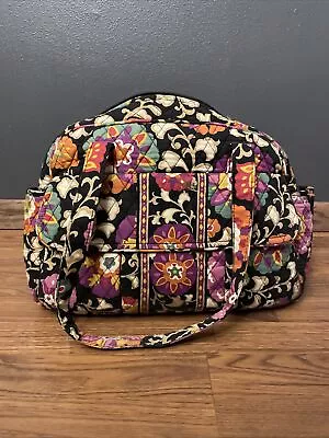 Vera Bradley Jazzy Blooms Quilted Floral Diaper/Duffel Travel Bag • $15