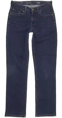 Levi's Demi Curve Women Blue Straight Classic Stretch Jeans W28 L29 (95316) • £22.99