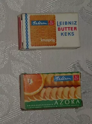 Lot Of 2 Vintage Small German Cookie Boxes • $9.99