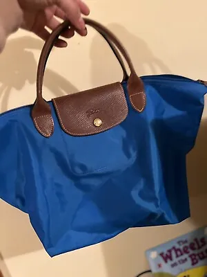 Longchamp Bag Blue Color Size Medium Excellent Condition • $65