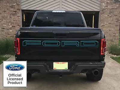 Reflective 2018 Ford Raptor F-150 Tailgate Letter Outlines Vinyl Stickers Decal  • $64.95