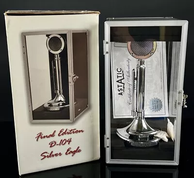 Astatic Silver Eagle Microphone Nib D104 Final Edition Mint • $380