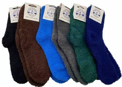 Yacht & Smith Sock Size 10-13 Multicolored Men's Cozy Socks Lot Of 6 • $20