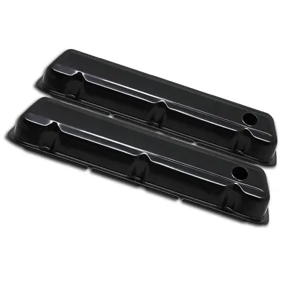 For 1968-1997 Ford Big Block Fbb 429 460 Steel Valve Cover Pair Black • $46.01