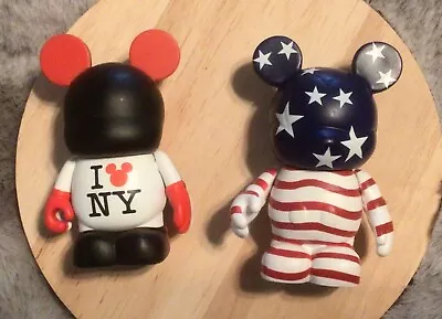 Disney 3  Vinylmation I Love New York City Mickey And American Flag Mickey • $10