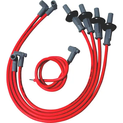 MSD Spark Plug Wire Set 31939; Super Conductor 8.5mm Red HEI For 54-74 VW Beetle • $101.92