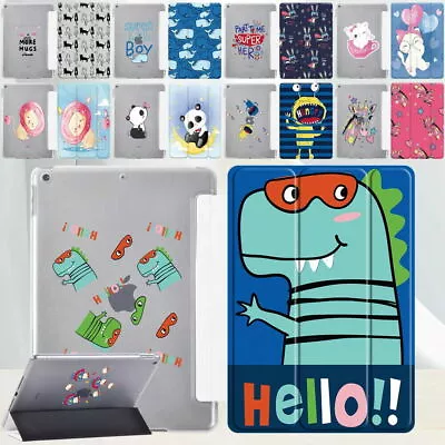 Printed PU Leather Stand Case Folio Cover For Apple IPad 5 6 7 8 9/mini/Air/Pro • £4.97