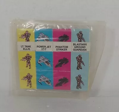 Kellogg's Mattel Captain Power Sticker Set Cereal Box Prize Vintage 1987 • $6.80