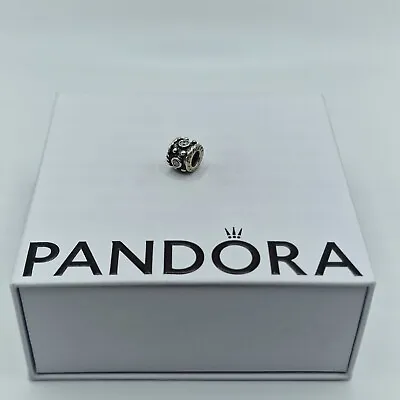 Genuine Pandora Oxy Crown CZ Charm ALE 925 #790221CZ • £12.80