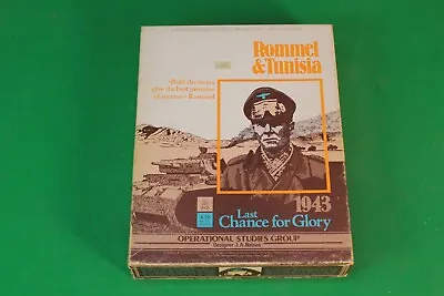 $36 • Buy Rommel & Tunisia - 1943 Last Chance For Glory - OSG  Unpunched