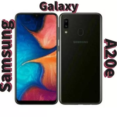 Samsung Galaxy A20e 32GB Dual SIMunlocked 4G Very Good Condition BLACK • £59.99