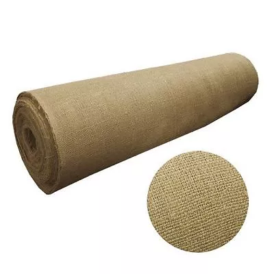 60 Inches Wide Natural 10oz. Burlap Fabric - By The Yard • $13.99